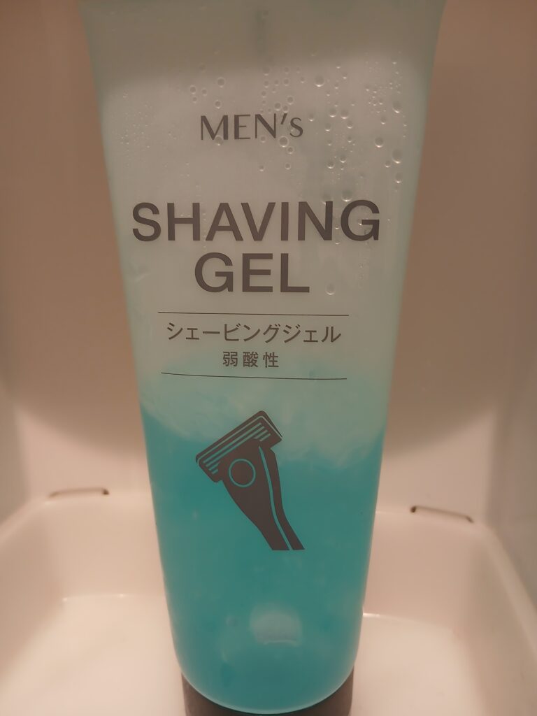 洗面台のシェーブジェル